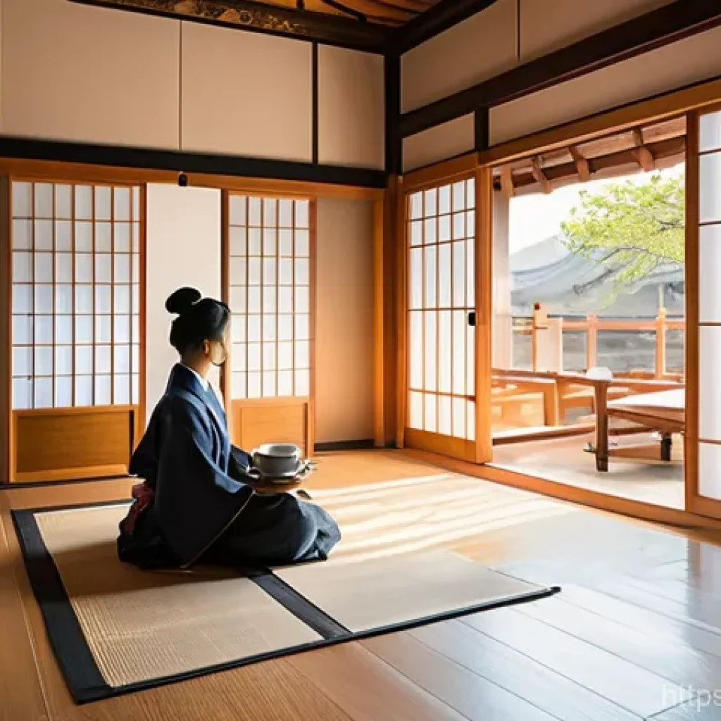 한옥의 장점 - **Prompt:** A serene interior of a traditional Korean Hanok house, bathed in soft, warm morning sunl...
