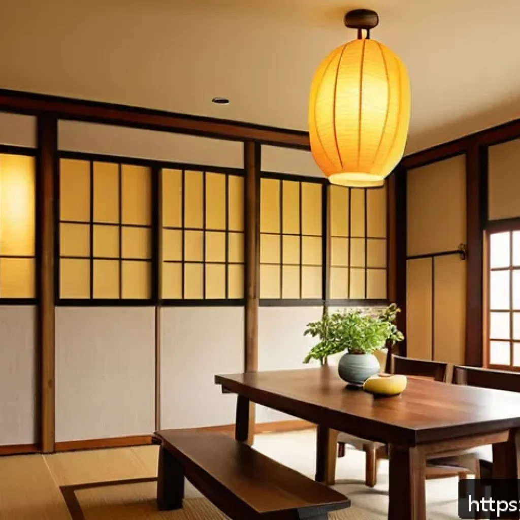 전통주택의 개조와 리모델링 - A cozy traditional Korean house interior blending natural wood beams and earth-toned walls with mode...